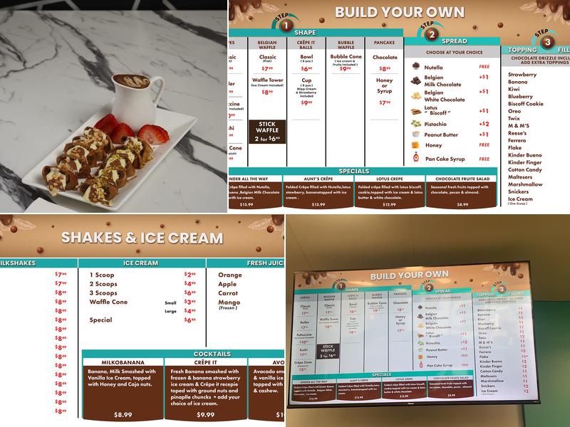 Crepe it Menu