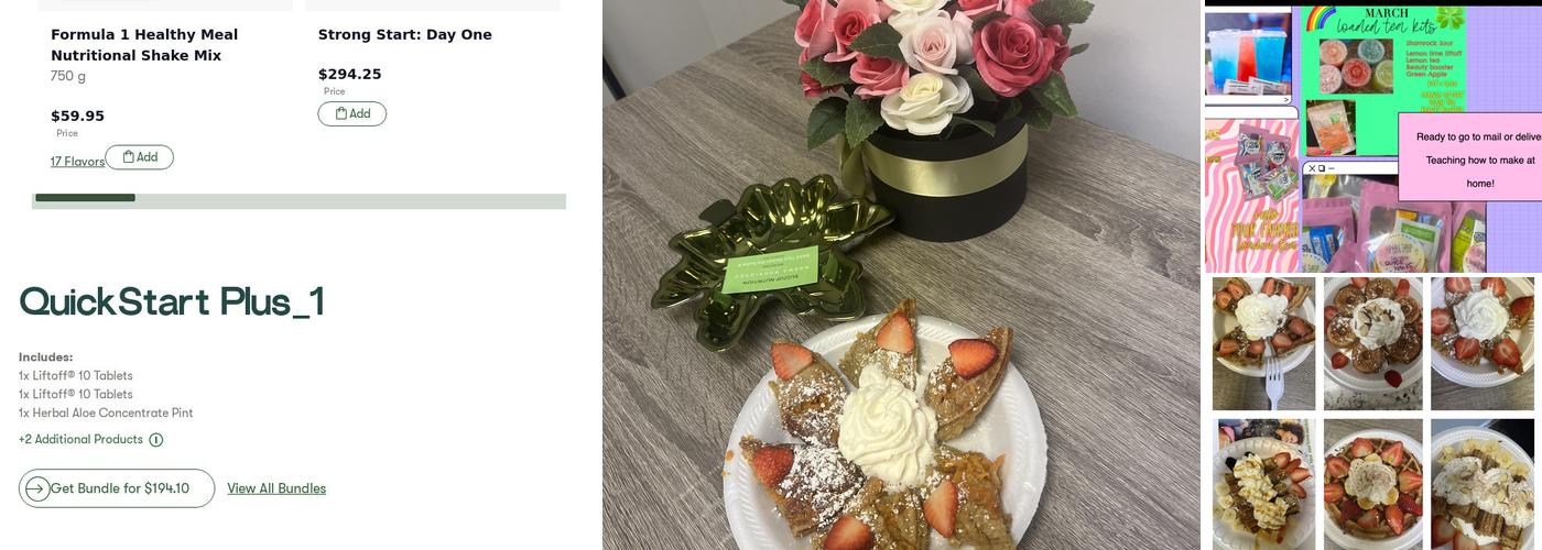 BüzzUp Nutrition Menu