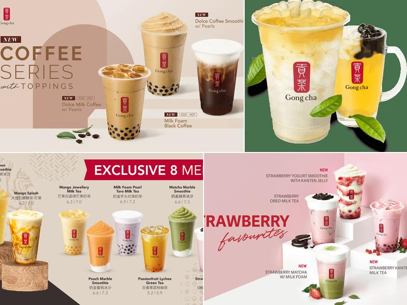 Gong Cha Dixie Menu