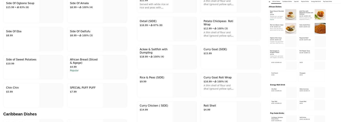 Grandmas Chicken Cobden Menu