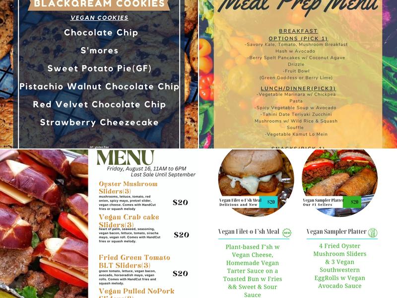 BlackQream Menu