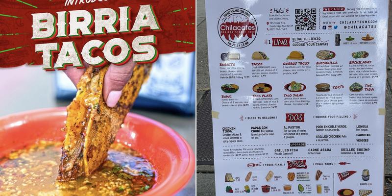 Chilacates Central Square Menu