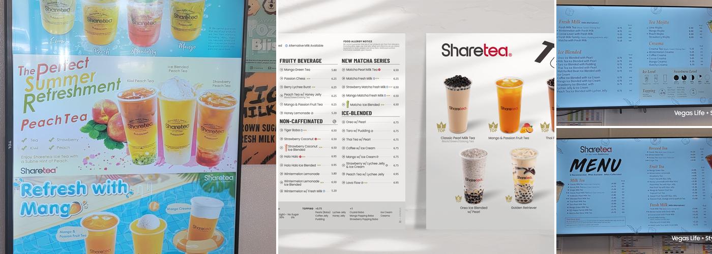 Sharetea Menu