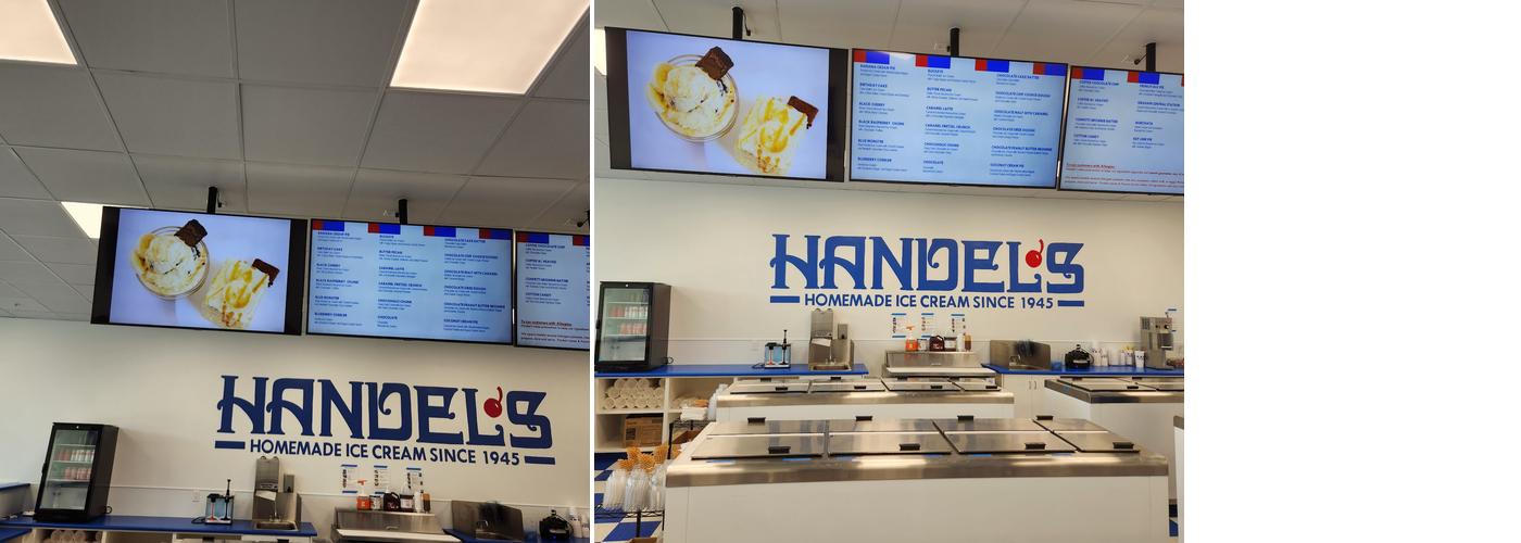 Handel's Homemade Ice Cream Menu