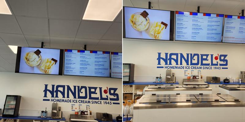 Handel's Homemade Ice Cream Menu