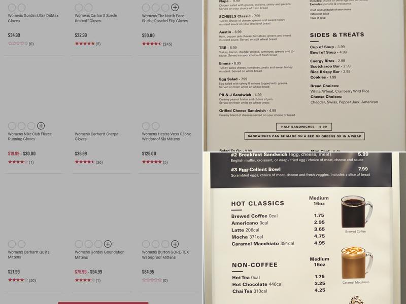 Café Robert Menu