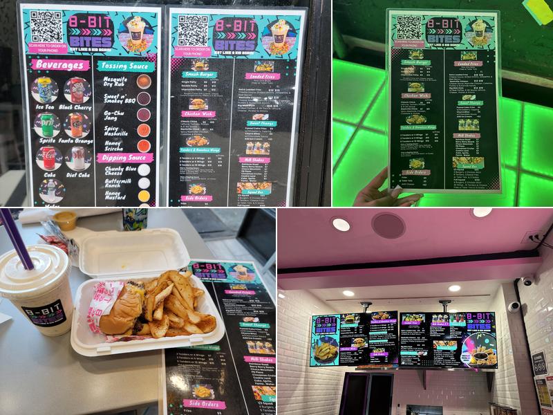8-bit bites Menu