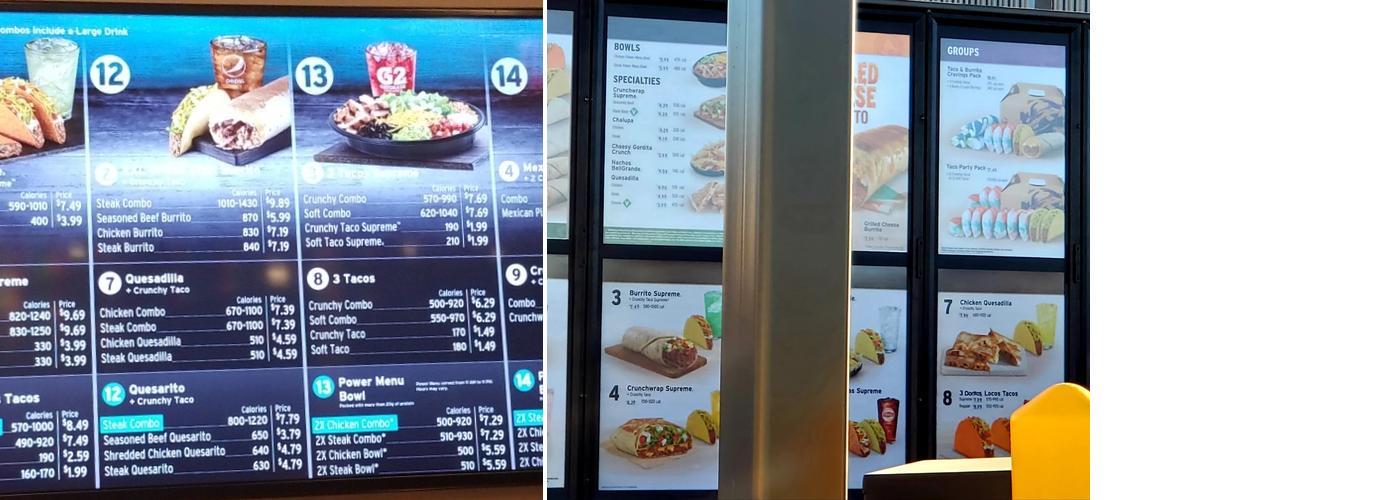 Taco Bell Menu