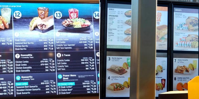 Taco Bell Menu