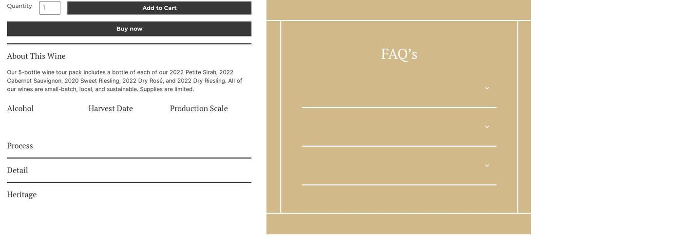 Marble Ridge Winery Menu