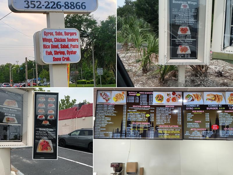 Manhattan Gyros & Subs Menu