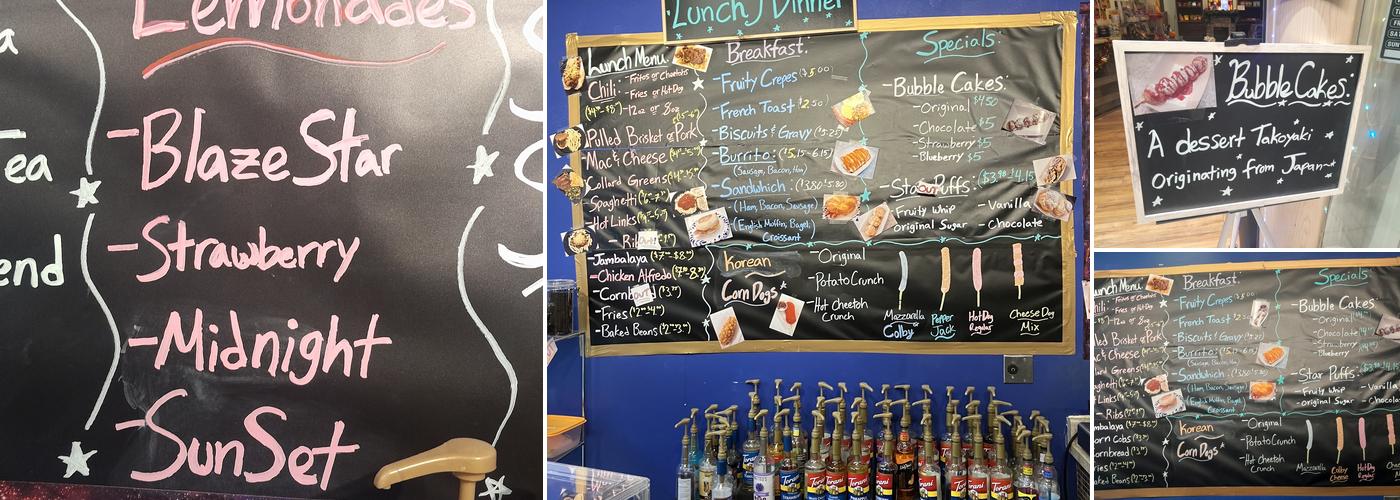 StarLight Cafe Menu