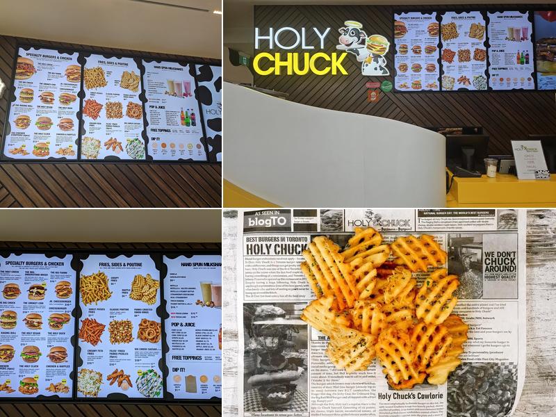 Holy Chuck Menu
