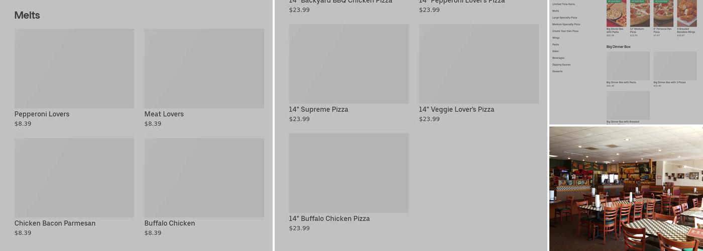 Pizza Hut Menu
