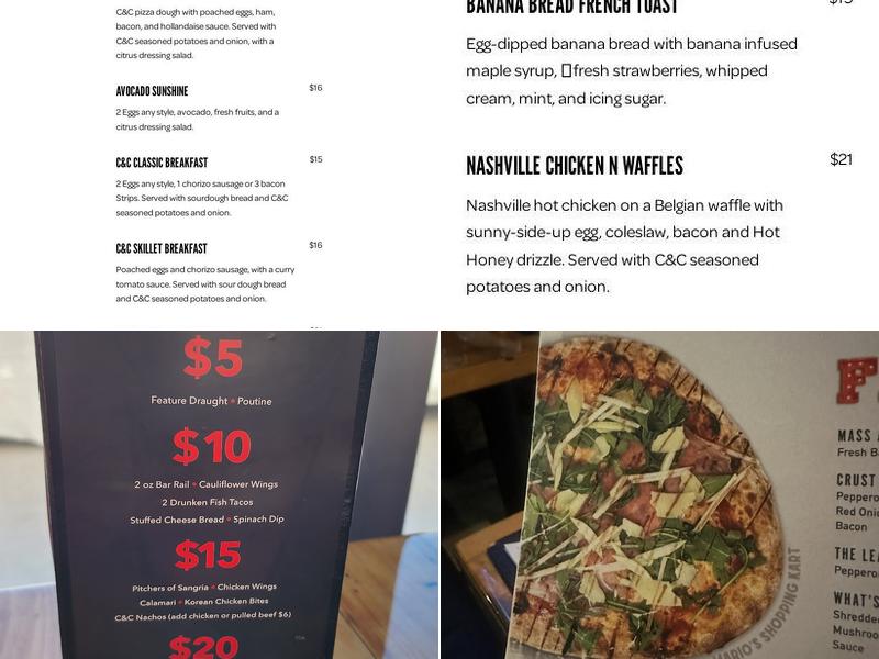 Crust & Crate Menu