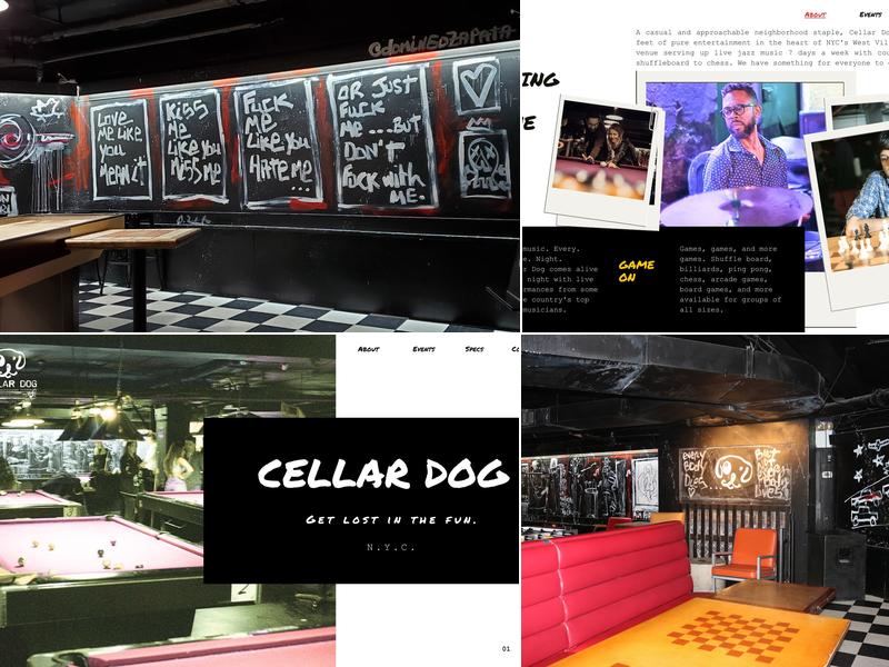 Cellar Dog Menu