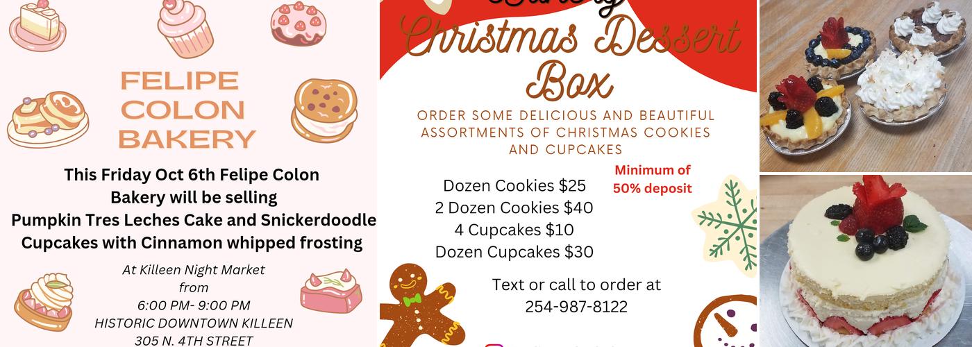Felipe Colon Bakery Menu