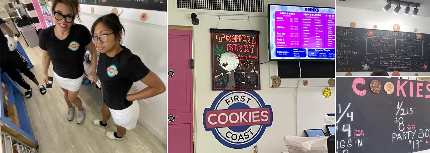 First Coast Cookies & Boba Menu