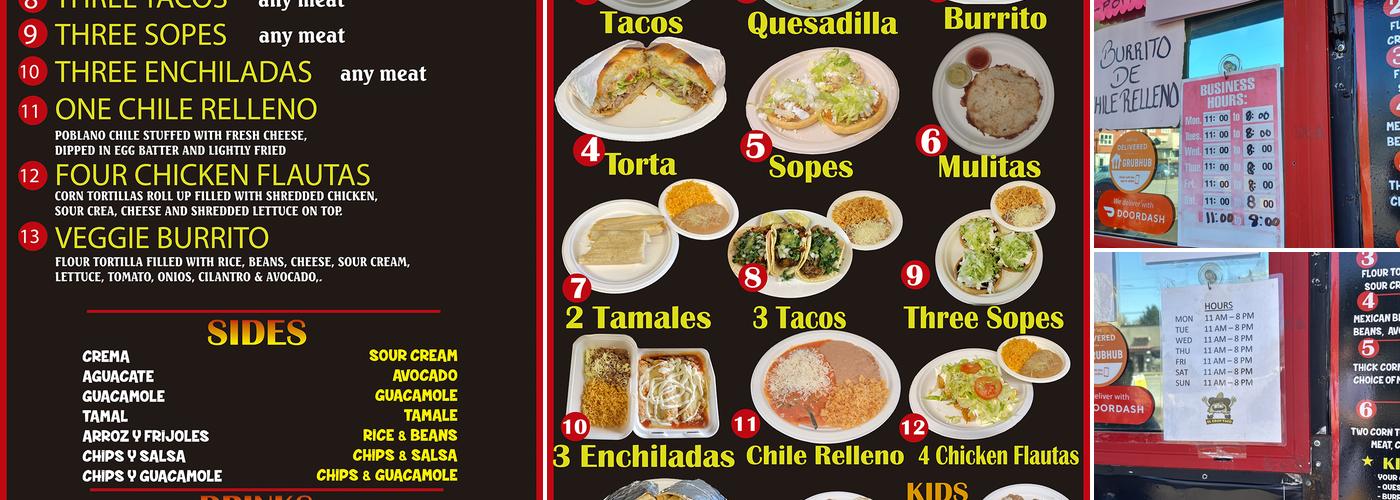 El Gran Taco Central District Menu