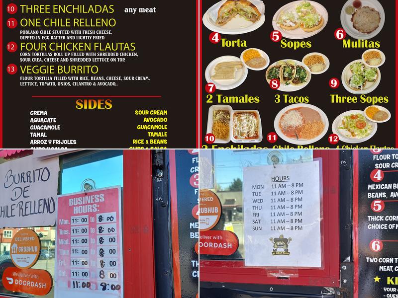 El Gran Taco Central District Menu