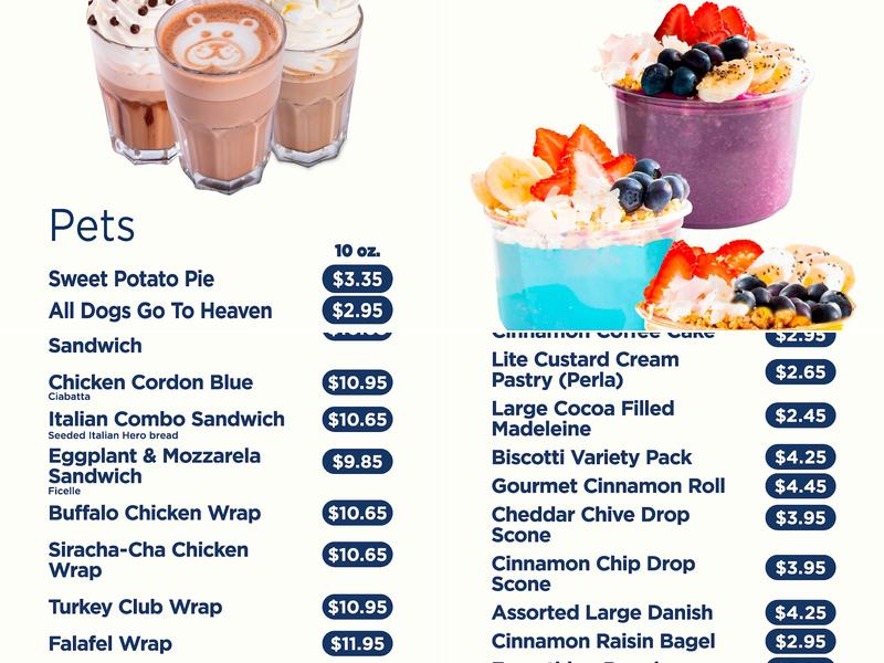 Qargo Coffee Lafayette Menu
