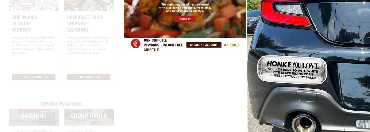 Chipotle Mexican Grill Menu