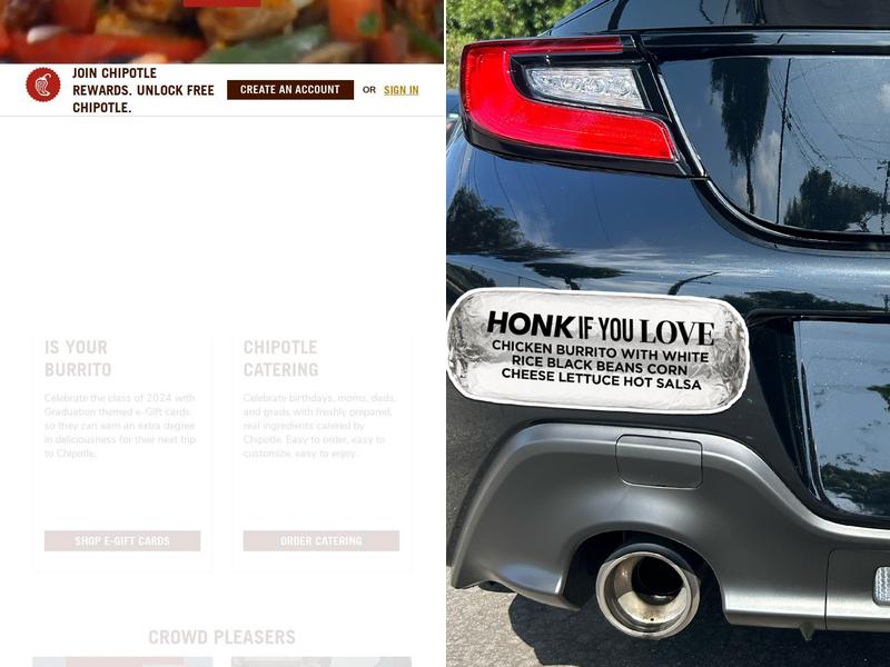 Chipotle Mexican Grill Menu