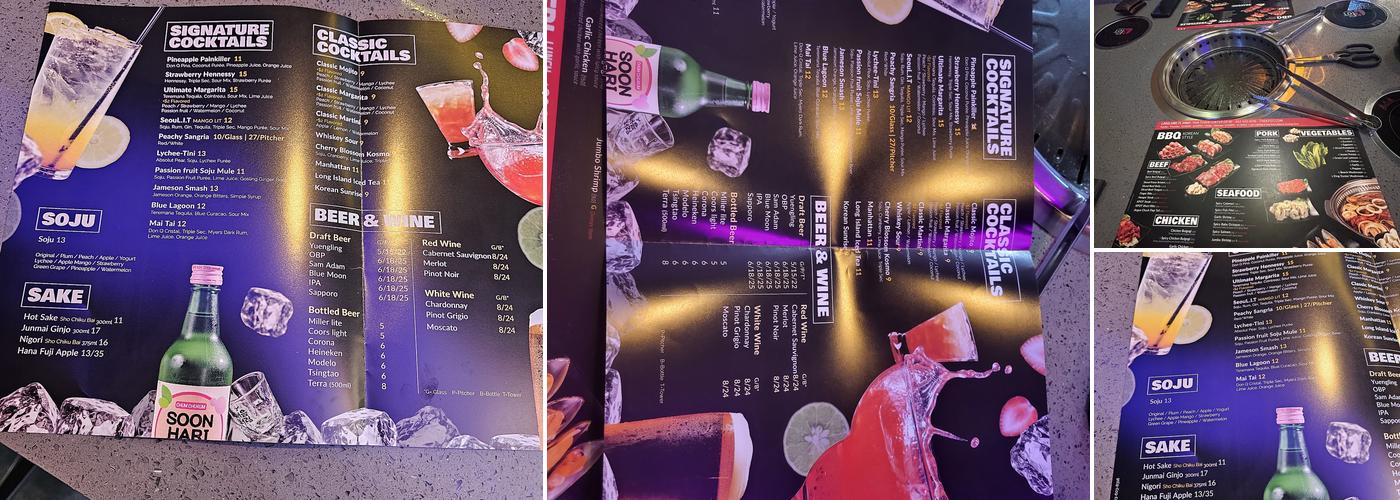 KPOT Korean BBQ & Hot Pot Menu