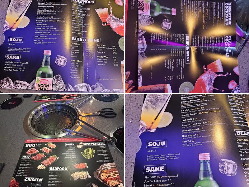 KPOT Korean BBQ & Hot Pot Menu