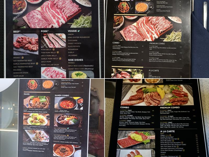 Ssamjang Korean BBQ Menu