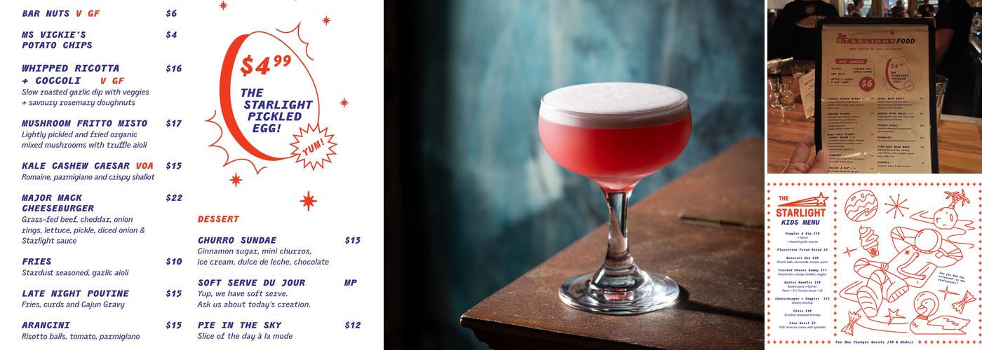 The Starlight Menu