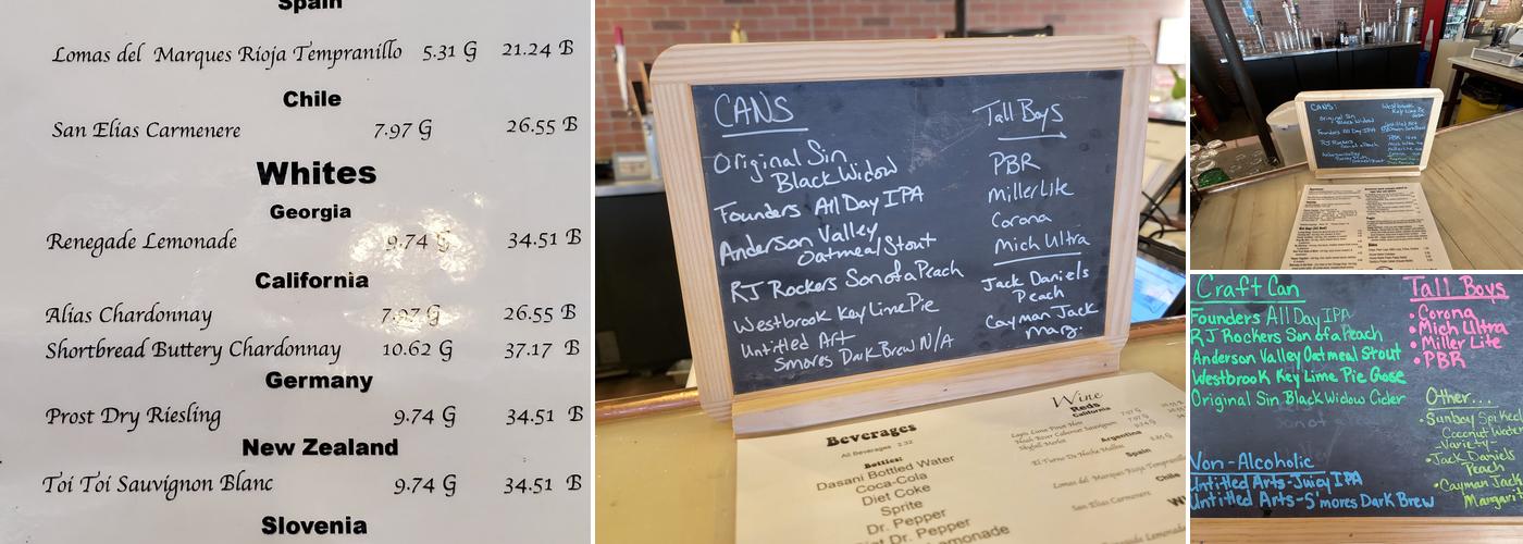 The Groovy Dawg Menu