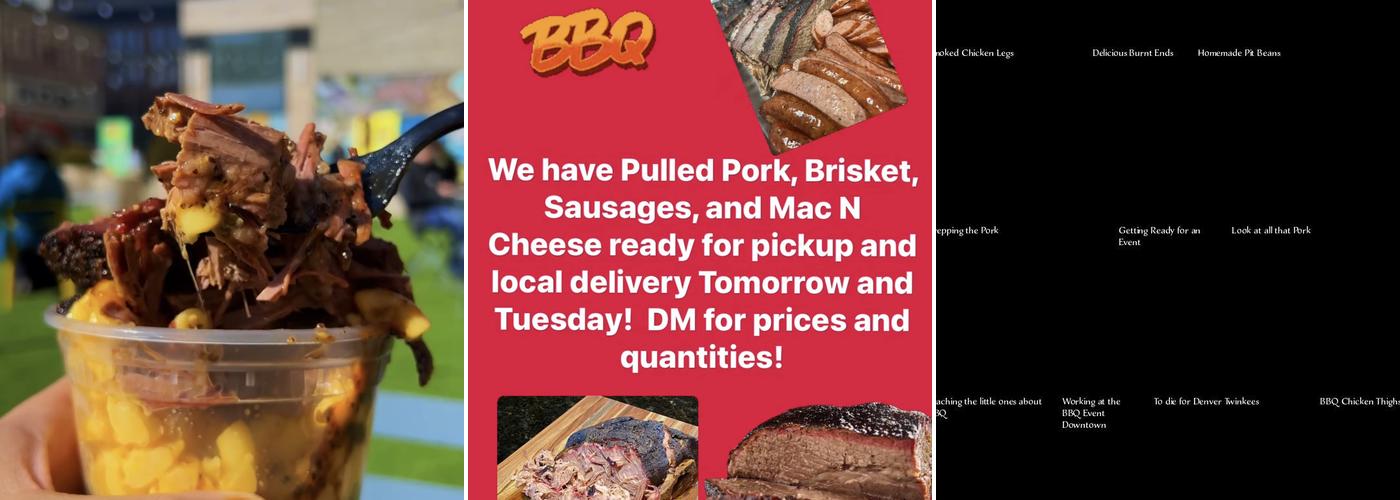Blessed BBQ Menu