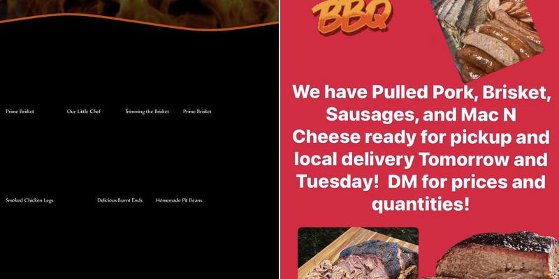 Blessed BBQ Menu