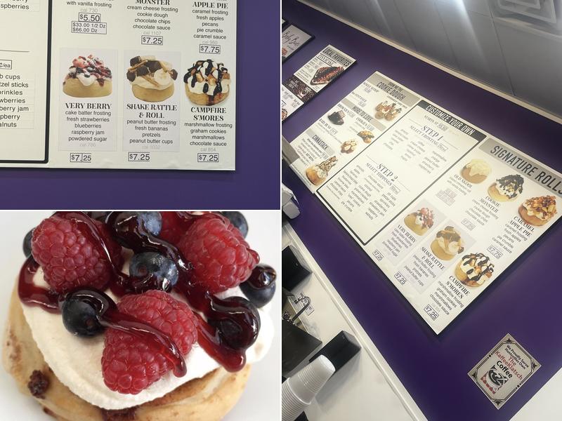 Cinnaholic Menu