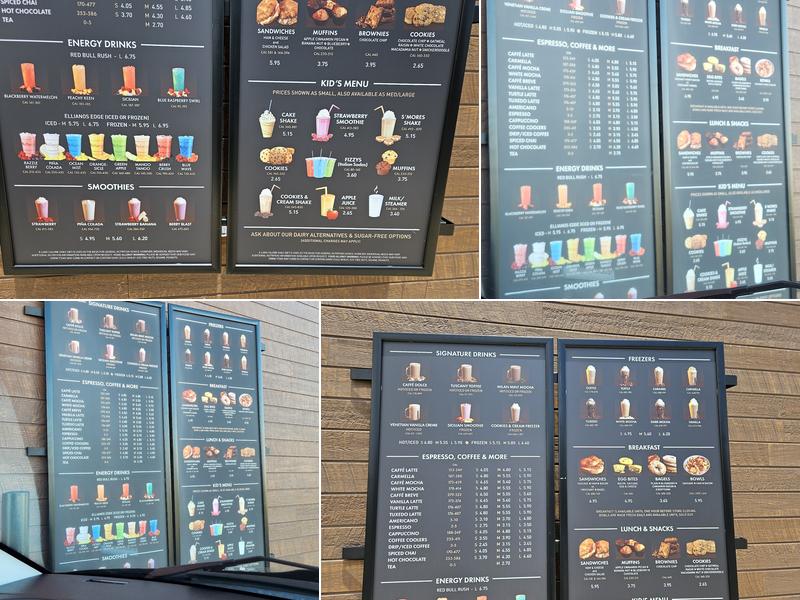 Ellianos Coffee Menu