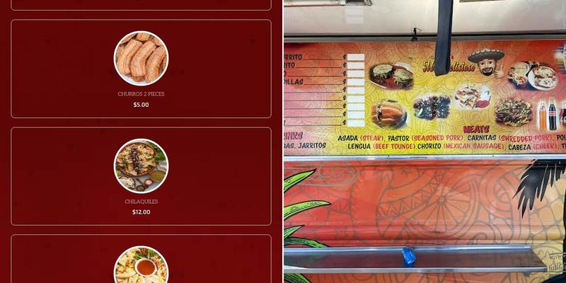 Taqueria Mr Delisioso - Food Truck Pittsburg Menu