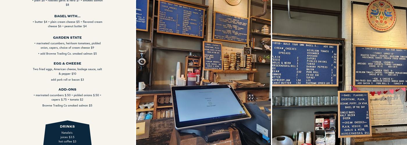 Dutchman's Menu