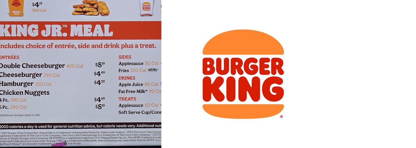 Burger King Menu
