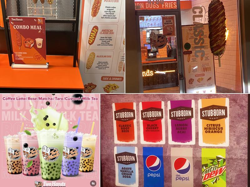 Two Hands Corn Dogs Menu