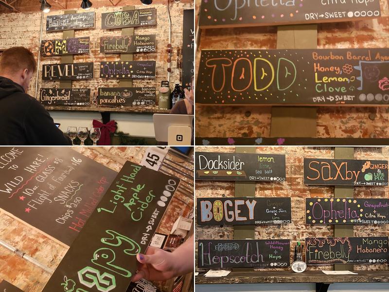 Wild Hare Cider Pub & Courtyard Menu