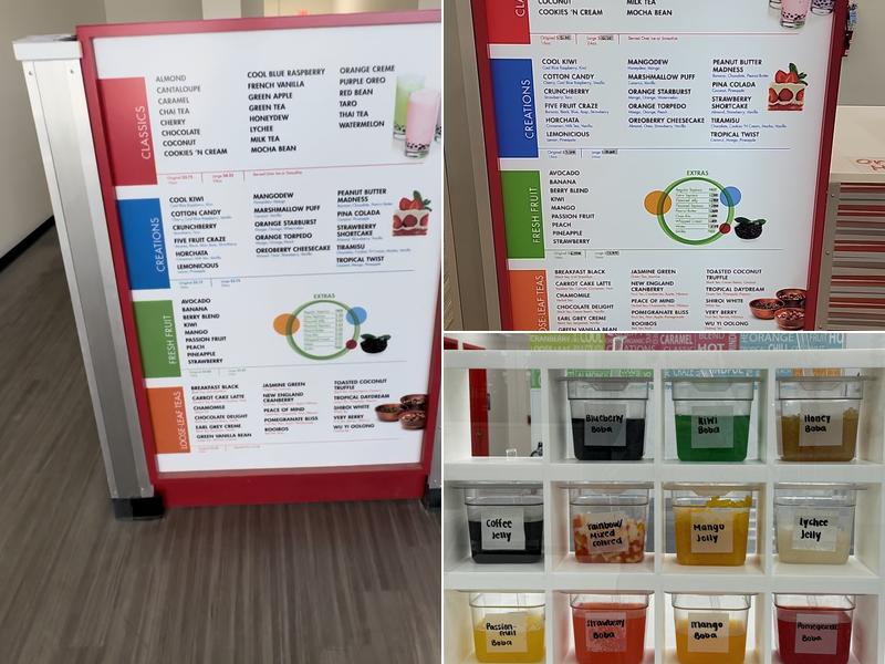 Chill Bubble Tea Menu