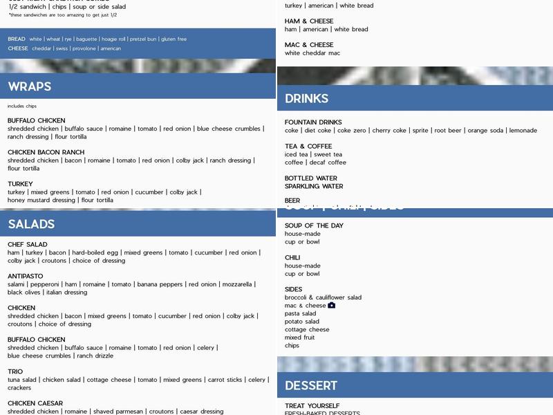 Highland Square Cafe Menu