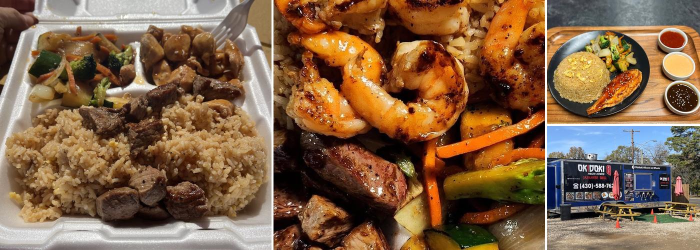 Okidoki Hibachi Express on wheel marshall