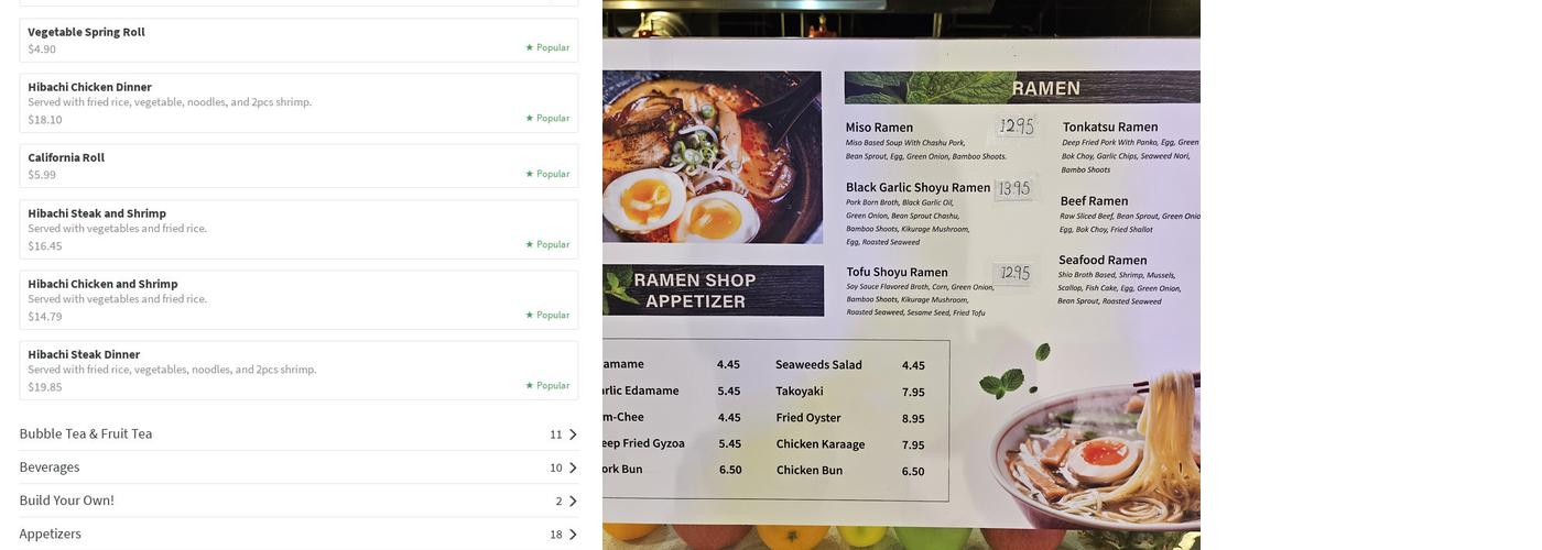 Kobe Ramen & Bubble Tea Menu