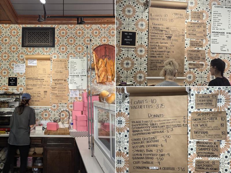 Black Magic Bakehouse Menu