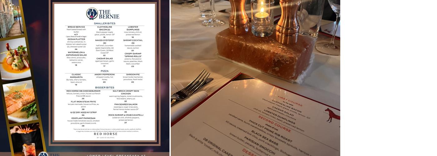 Red Horse by David Burke - Bernards Inn Menu