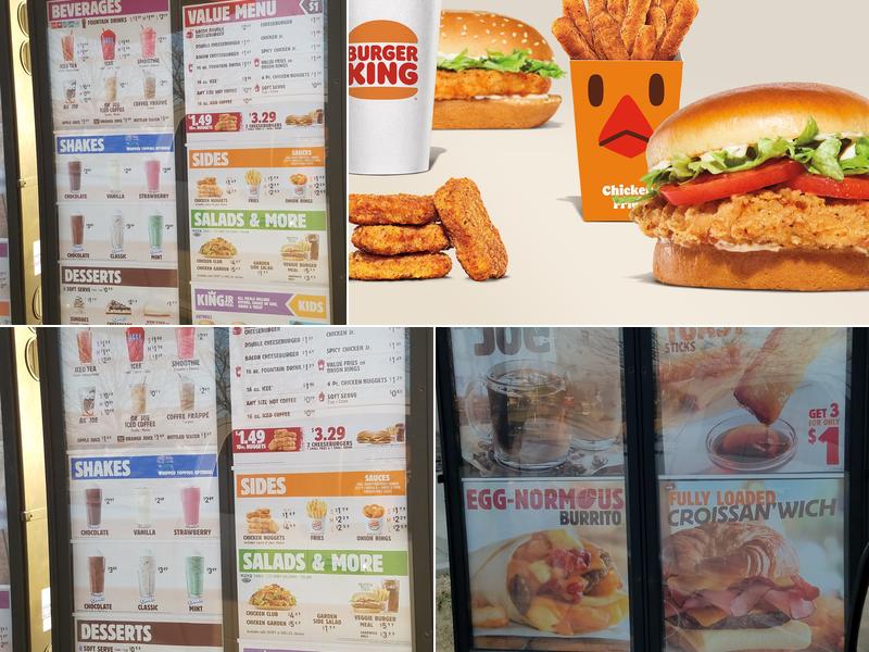 Burger King Menu
