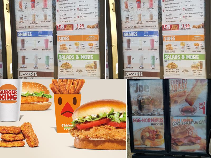 Burger King Menu