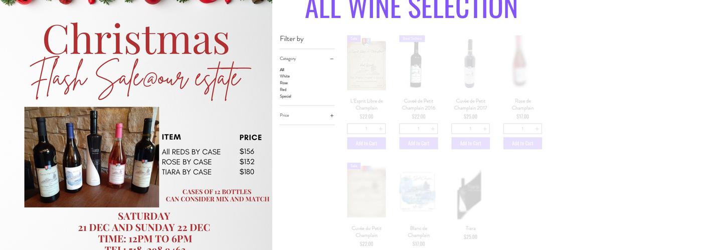 Four Maples Vineyard & Winery Inc. Menu